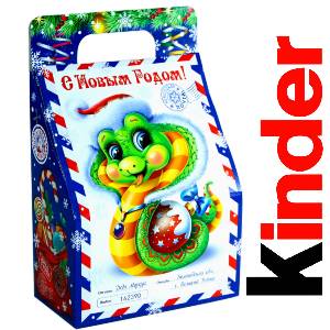 Детский подарок на Новый Год в жестяной упаковке весом 335 грамм по цене 1312 руб в Орехово-Зуево