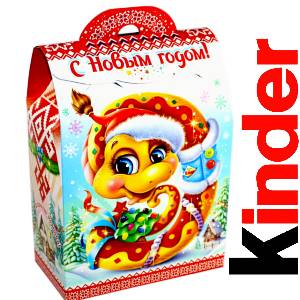 Детский подарок на Новый Год в жестяной упаковке весом 430 грамм по цене 1657 руб в Орехово-Зуево